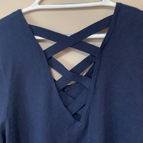 Tribekka 44 L/S Navy Lightweight sweater Sz XXL - Picture 4 of 8